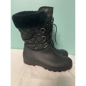 NEW DIRTY LAUNDRY Pathways Women's Snow Rain Boots Size 10